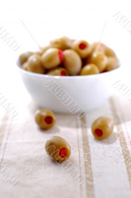 Olives, close-up