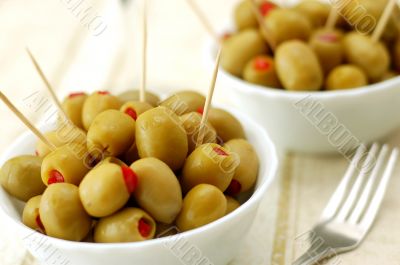 Olives, close-up