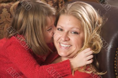 Young Mother and Daughter