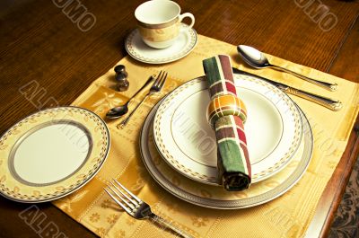 Festive Table Setting