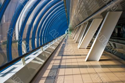 Interior of the business bridge Bagration