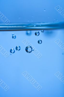 Bubbles in water