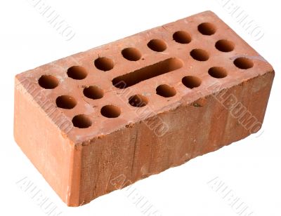 Block on a white background