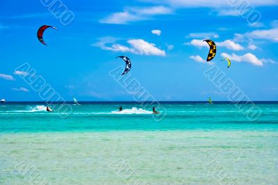 kitesurfing in Italy