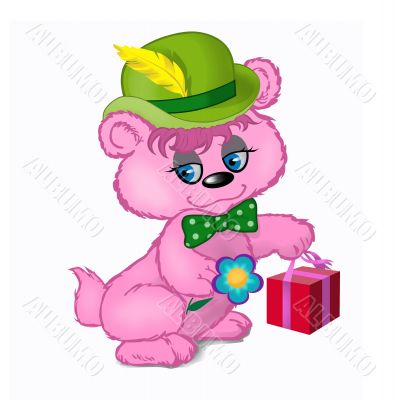 Pink teddy