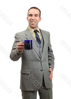 Businessman On Coffee Break