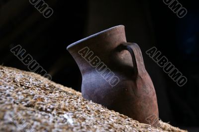 clay pitcher