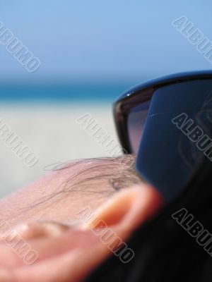 young girl on the beach