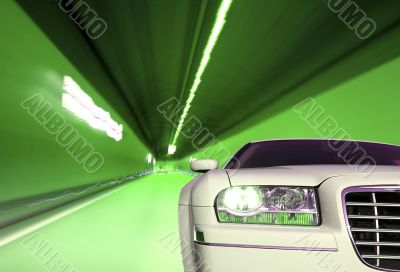 Car on the road