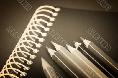 Pencils and agenda