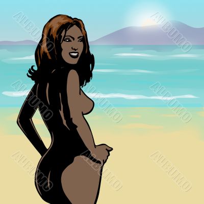 bronze woman