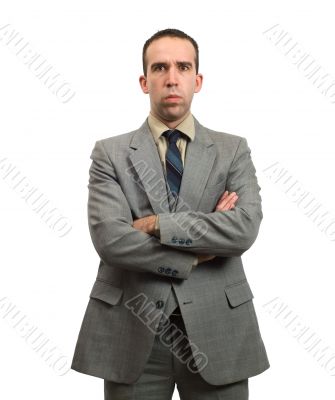 Stern Businessman