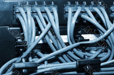 Ethernet Hub with Cat 5 Connectors