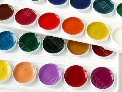watercolor paints