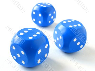 blue dices