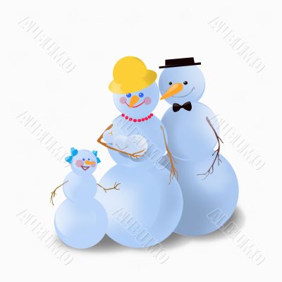 family of the snowman