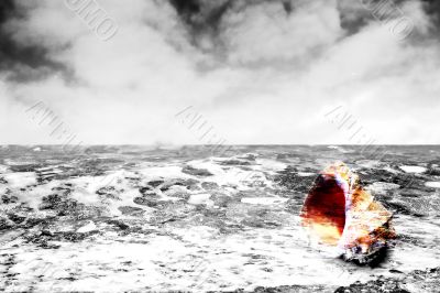 abstract scene