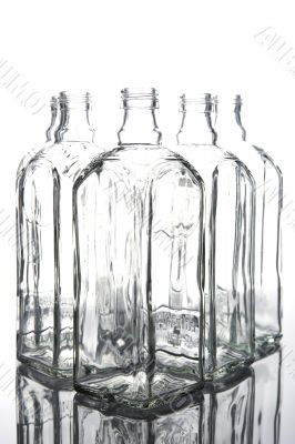 empty shtof for vodka