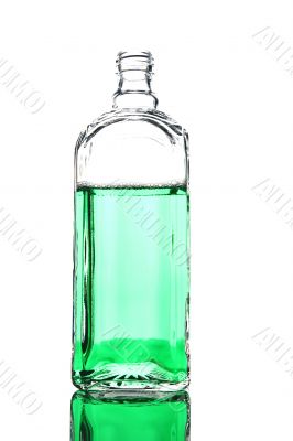 shtof for vodka with liquid