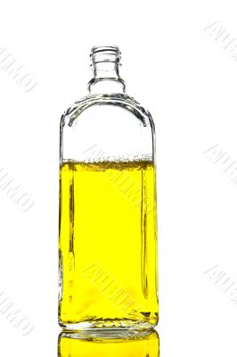 shtof with yellow liquid