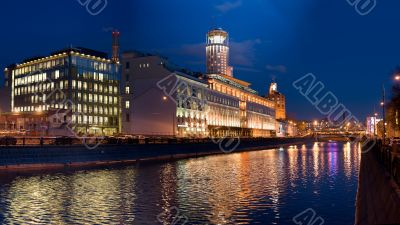 Moscow at night