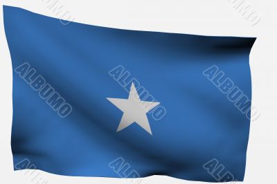 Somalia 3d flag