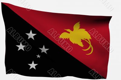 New Guinea 3d flag