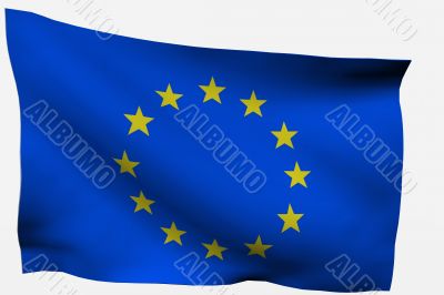 EU 3D flag