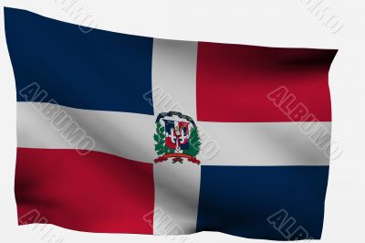 Dominican Republic 3d flag