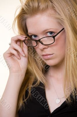 Girl in eyeglasses