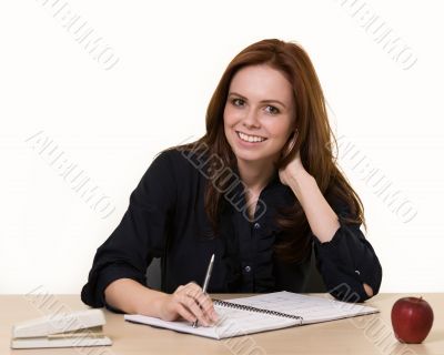 Young teacher