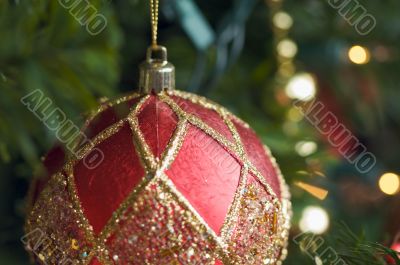 Ornate Ornament on the Tree