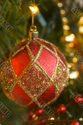 Ornate Ornament on the Tree