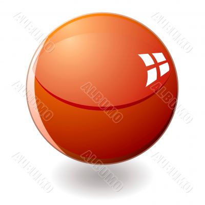Orange marble shadow