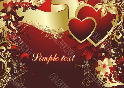 Cupids with two hearts