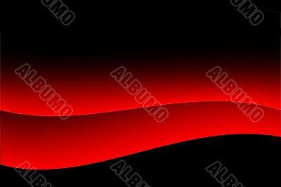 red background