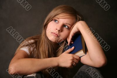 Girl with book