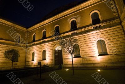 Pisa (Tuscany) - Ancient palace at night