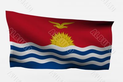 Kiribati 3d flags