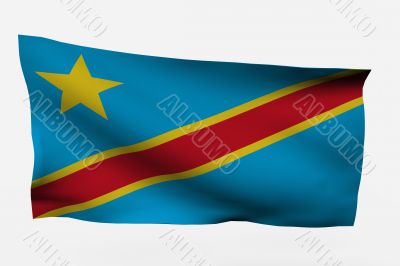 Dem Rep Congo 3d flag