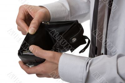 no money in the purse