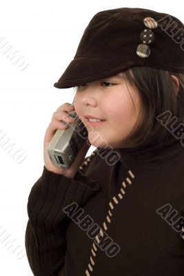 Girl Talking On The Phone