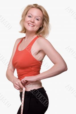 Measure waist line