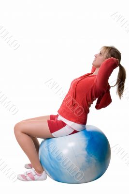 Woman exercising