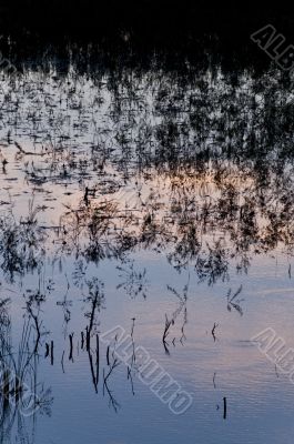 Lake at Sunset