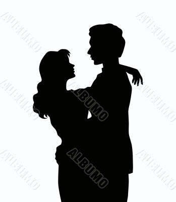 Couple silhouette