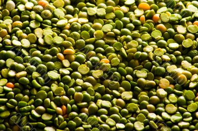 Dried green peas