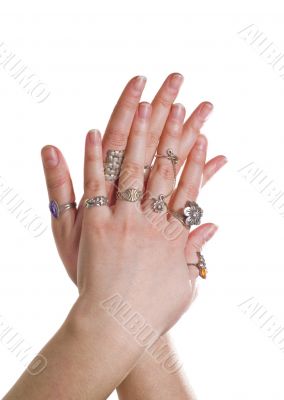 hands in jewellery