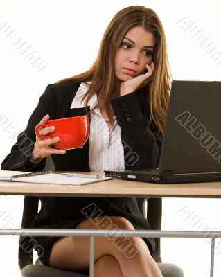 Bored Secretary