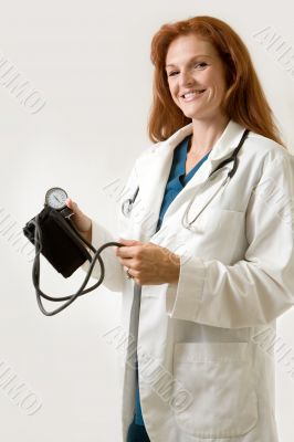 Attractive woman doctor